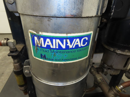 Mainvac Coolant Filter System 3 Filters 120V 1Ph 3/4Hp Pump 8x20" Housing