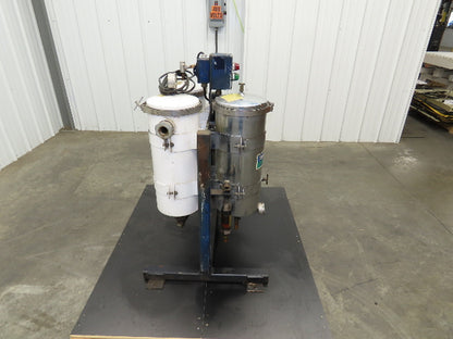 Mainvac Coolant Filter System 3 Filters 120V 1Ph 3/4Hp Pump 8x20" Housing