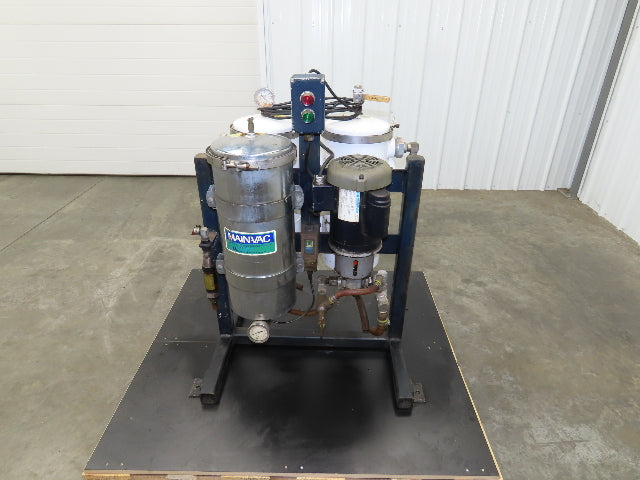 Mainvac Coolant Filter System 3 Filters 120V 1Ph 3/4Hp Pump 8x20