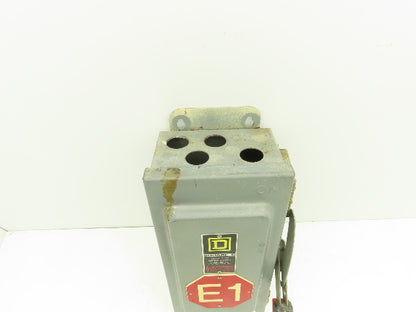 Square D H361AWK Safety Disconnect Switch Fusible 30A 600V 30HP  3 Pole Ser E1