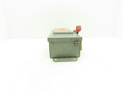 Square D H361AWK Safety Disconnect Switch Fusible 30A 600V 30HP  3 Pole Ser E1