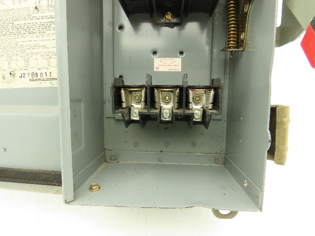 Square D H361AWK Safety Disconnect Switch Fusible 30A 600V 30HP  3 Pole Ser E1