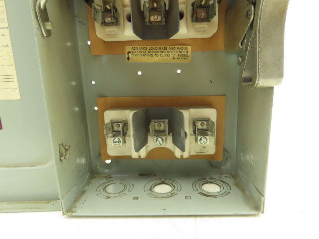 Siemens F351 ITE Enclosed Disconnect Switch Vacu-break 600VAC 30A 3Ph Lot of 2