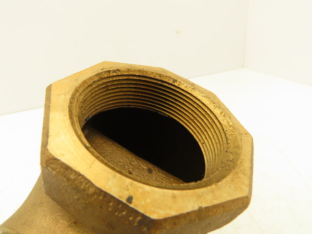 Lunkenheimer 2140 Bronze Globe Valve 2" NPT Rising Stem 125SP 200 WOG