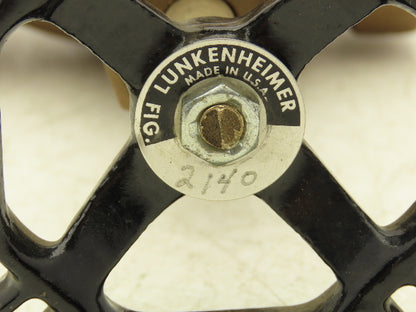 Lunkenheimer 2140 Bronze Globe Valve 2" NPT Rising Stem 125SP 200 WOG