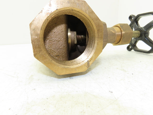 Lunkenheimer 2140 Bronze Globe Valve 2" NPT Rising Stem 125SP 200 WOG