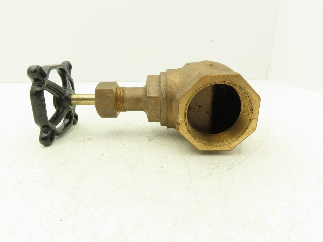 Lunkenheimer 2140 Bronze Globe Valve 2" NPT Rising Stem 125SP 200 WOG