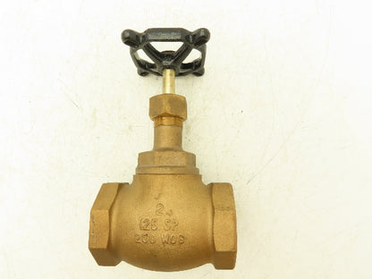 Lunkenheimer 2140 Bronze Globe Valve 2" NPT Rising Stem 125SP 200 WOG