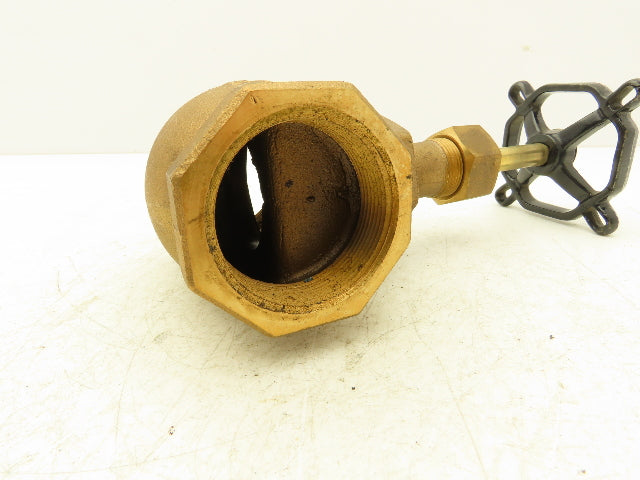 Lunkenheimer 2140 Bronze Globe Valve 2" NPT Rising Stem 125SP 200 WOG