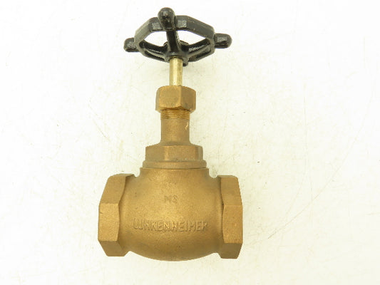 Lunkenheimer 2140 Bronze Globe Valve 2" NPT Rising Stem 125SP 200 WOG