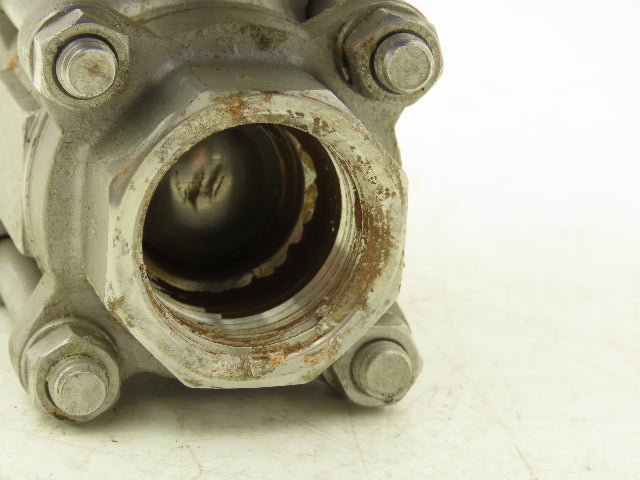 Duravalve EA7004/DM340 Electric Actuator 1"NPT Stainless Ball Valve 115VAC