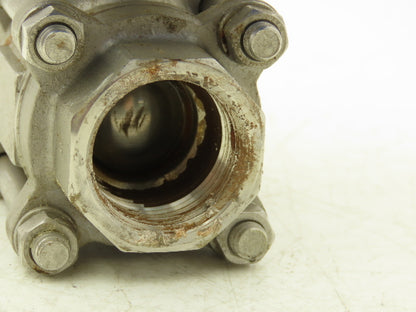 Duravalve EA7004/DM340 Electric Actuator 1"NPT Stainless Ball Valve 115VAC