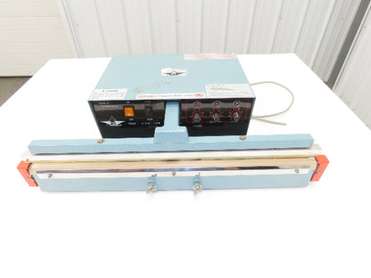 AIE-605A1 24" Foot Pedal Operated Impulse AutoSealer 115VAC 60Hz 1500 Watt *Read