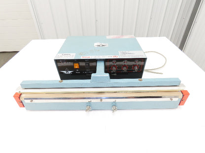 AIE-605A1 24" Foot Pedal Operated Impulse AutoSealer 115VAC 60Hz 1500 Watt *Read
