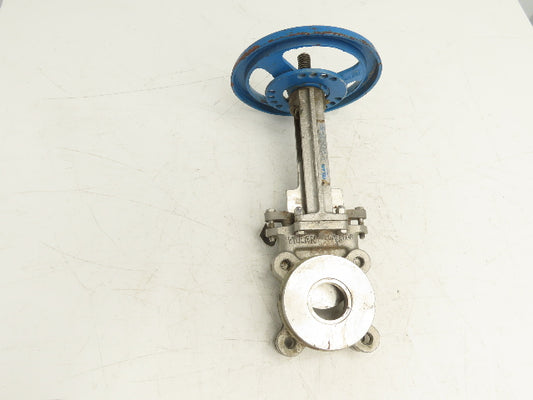 Velan L10-0320C-13BL 3" Stainless Knife Gate Valve Lug Style 316SS Rising Stem