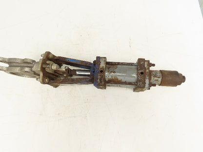 DeZurik 824 3" 304 Stainless Knife Gate Valve V-Port *Air Cylinder Actuated*