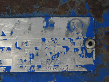 DeZurik 824 3" 304 Stainless Knife Gate Valve V-Port *Air Cylinder Actuated*
