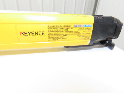 Keyence GL-R60H Safety Light Curtain Transmitter & Receiver Set 25mm 1180mm 15m