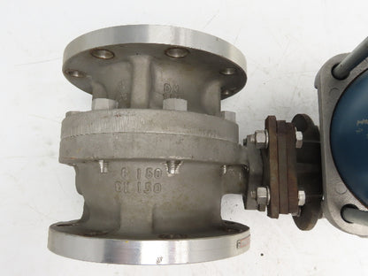 Jamesbury 5152W-31-3600TS 6" Stainless Ball Valve w/Pneumatic Actuator ST-400B