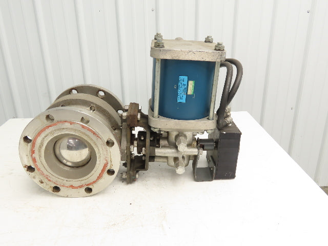 Jamesbury 5152W-31-3600TS 6" Stainless Ball Valve w/Pneumatic Actuator ST-400B