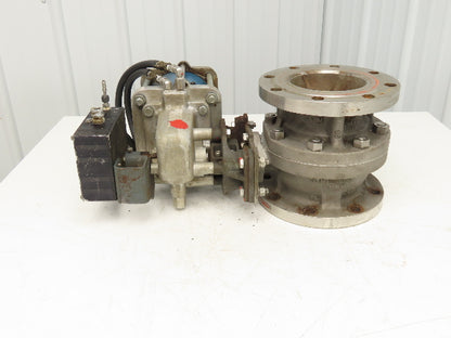 Jamesbury 5152W-31-3600TS 6" Stainless Ball Valve w/Pneumatic Actuator ST-400B