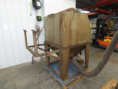 Trinco 40X40 Sand Blaster Cabinet Direct Pressure 40x40x30" Dry Blast 120V Dust