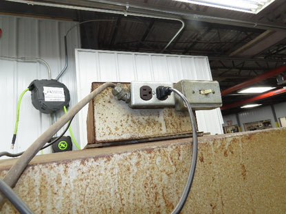 Trinco 40X40 Sand Blaster Cabinet Direct Pressure 40x40x30" Dry Blast 120V Dust