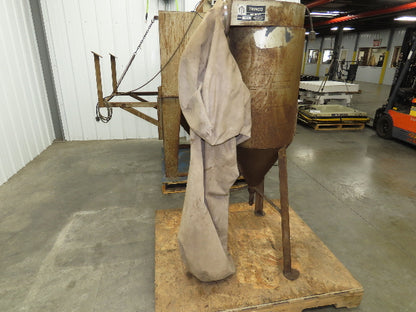 Trinco 40X40 Sand Blaster Cabinet Direct Pressure 40x40x30" Dry Blast 120V Dust