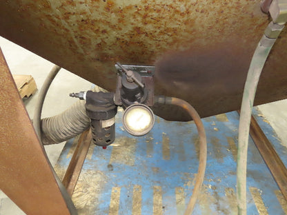 Trinco 40X40 Sand Blaster Cabinet Direct Pressure 40x40x30" Dry Blast 120V Dust