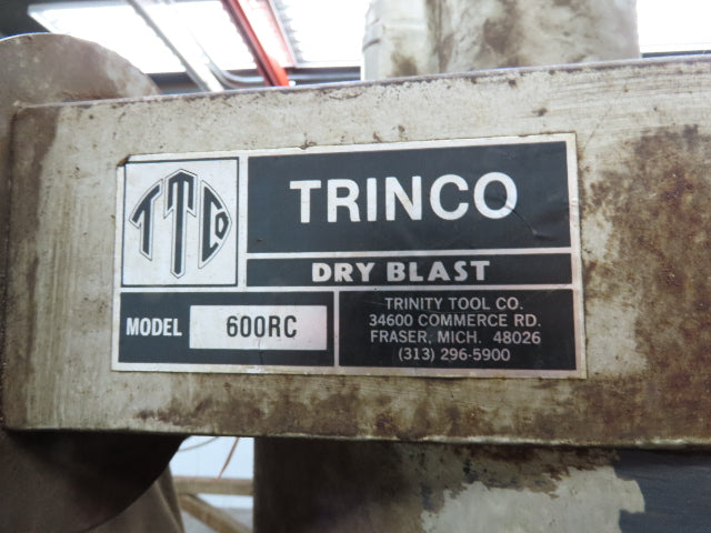 Trinco 40X40 Sand Blaster Cabinet Direct Pressure 40x40x30" Dry Blast 120V Dust