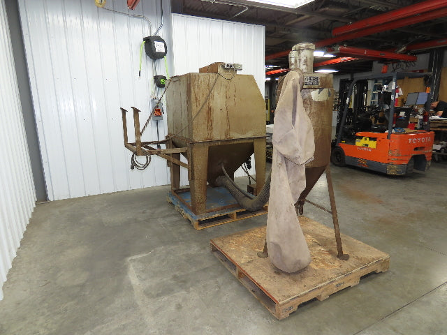 Trinco 40X40 Sand Blaster Cabinet Direct Pressure 40x40x30" Dry Blast 120V Dust