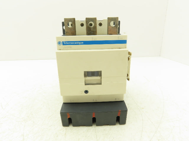 Telemecanique LC1D150 Contactor 250 Amp 3 Lug (1) Terminal Block LA9D Included