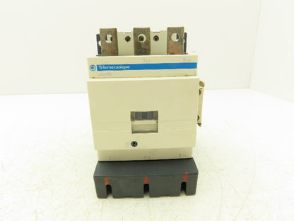 Telemecanique LC1D150 Contactor 250 Amp 3 Lug (1) Terminal Block LA9D Included