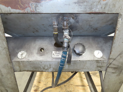 Hammond DRY-30 Sand Blaster Cabinet Dry Shot Peen 30x30x24" Dry Blast 230/460V