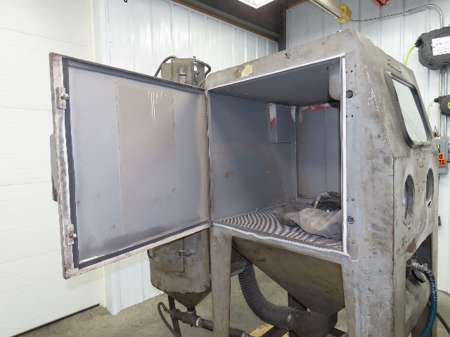 Hammond DRY-30 Sand Blaster Cabinet Dry Shot Peen 30x30x24" Dry Blast 230/460V