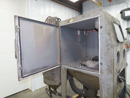 Hammond DRY-30 Sand Blaster Cabinet Dry Shot Peen 30x30x24" Dry Blast 230/460V