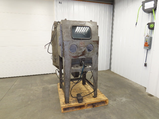 Hammond DRY-30 Sand Blaster Cabinet Dry Shot Peen 30x30x24" Dry Blast 230/460V