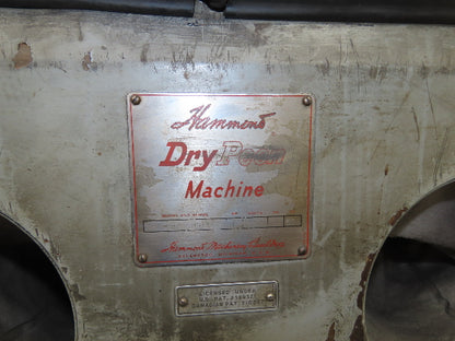 Hammond DRY-30 Sand Blaster Cabinet Dry Shot Peen 30x30x24" Dry Blast 230/460V