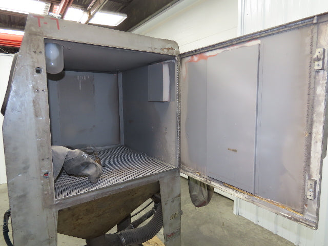 Hammond DRY-30 Sand Blaster Cabinet Dry Shot Peen 30x30x24" Dry Blast 230/460V