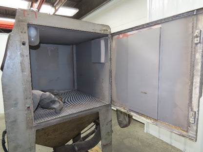 Hammond DRY-30 Sand Blaster Cabinet Dry Shot Peen 30x30x24" Dry Blast 230/460V