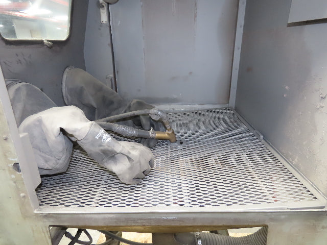 Hammond DRY-30 Sand Blaster Cabinet Dry Shot Peen 30x30x24" Dry Blast 230/460V
