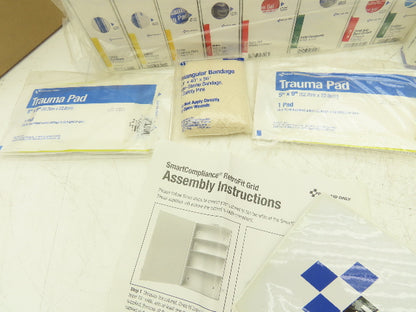 First Aid Only 55KN70 First Aid Kit Retrofit SmartCompliance Plastic Grids