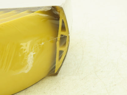 Uline H-4126Y Tapered Pre-Slit Cord Protector 10' Standard, Yellow PVC Lot of 2