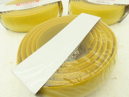 Uline H-4126Y Tapered Pre-Slit Cord Protector 10' Standard, Yellow PVC Lot of 3