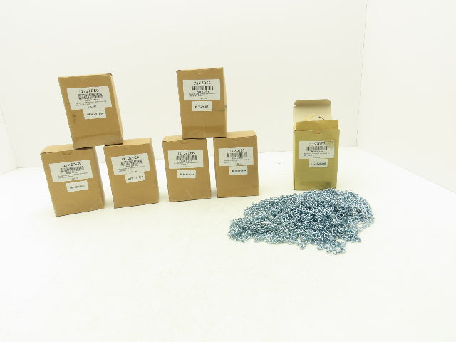 Grainger 2ZDE6 Jack Chain 10lb 1/2" Link Steel Zinc 100ft Boxes 700ft Lot of 7