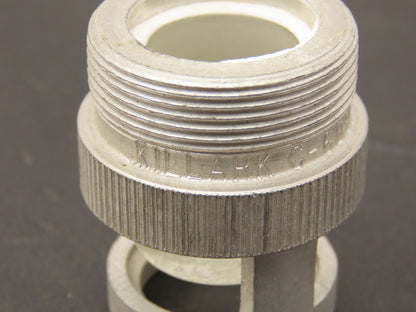 Killark Electric 6091 Pilot Light Cover w/Clear Lens Aluminum Housing Lot Of 5