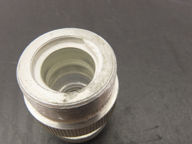 Killark Electric 6091 Pilot Light Cover w/Clear Lens Aluminum Housing Lot Of 5