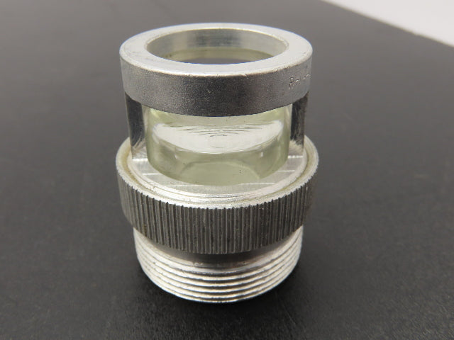 Killark Electric 6091 Pilot Light Cover w/Clear Lens Aluminum Housing Lot Of 5