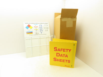 Accuform ZRS349 MSDS Right to Know Safety Information Center 20"H 15"W 6 3/4"D