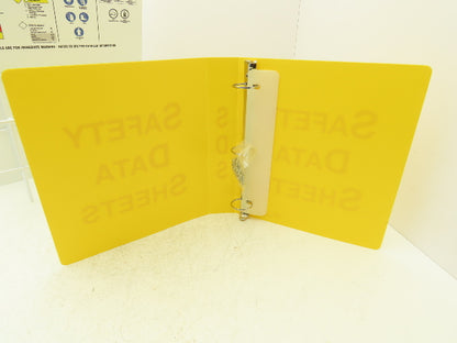 Accuform ZRS349 MSDS Right to Know Safety Information Center 20"H 15"W 6 3/4"D